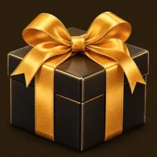 Ribbon gift box — Golden Crown