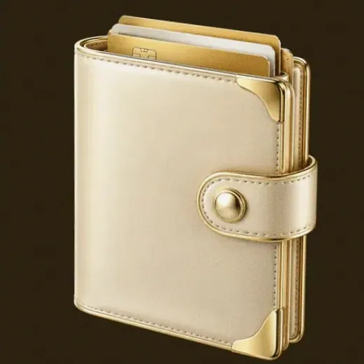 Leather wallet — Golden Crown
