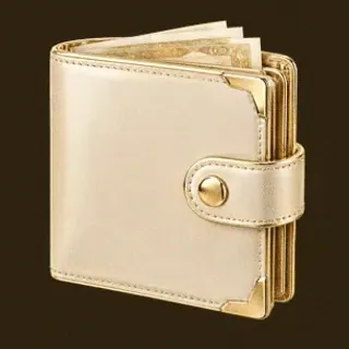 Leather wallet — Golden Crown