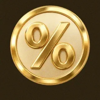 Gold percent coin — Golden Crown