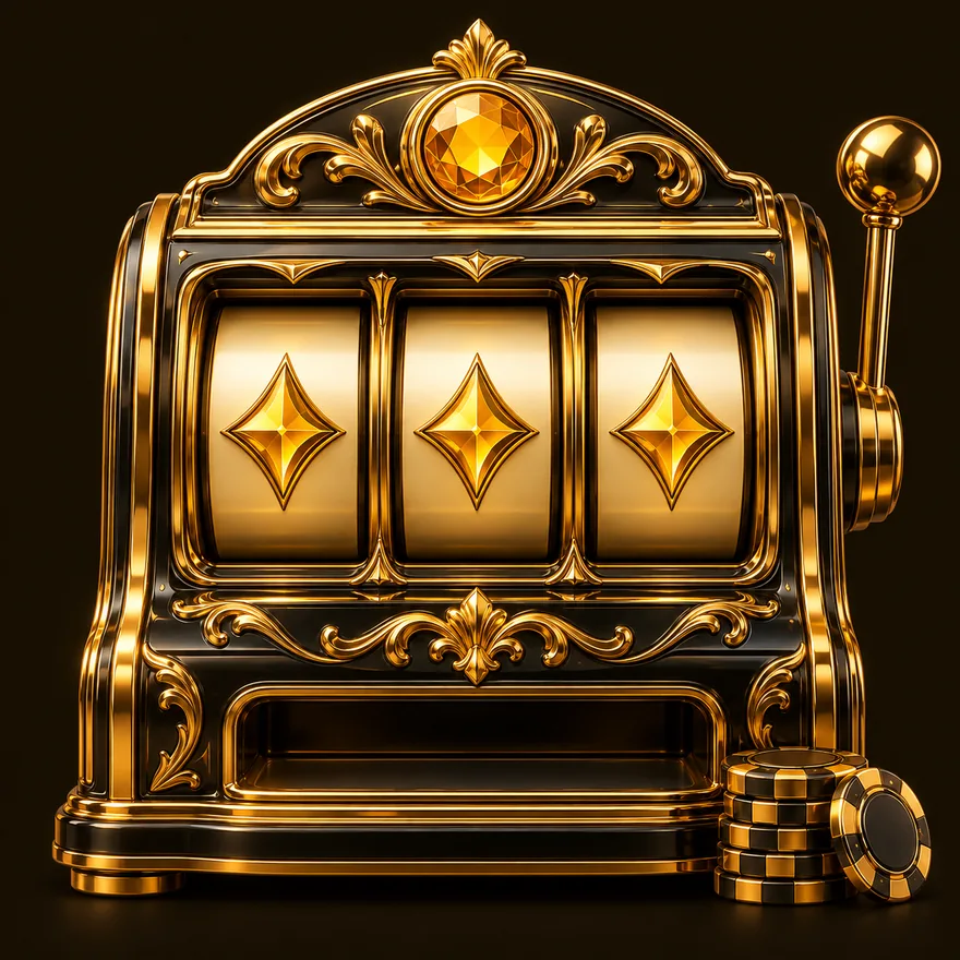 Casino slot machine — Golden Crown