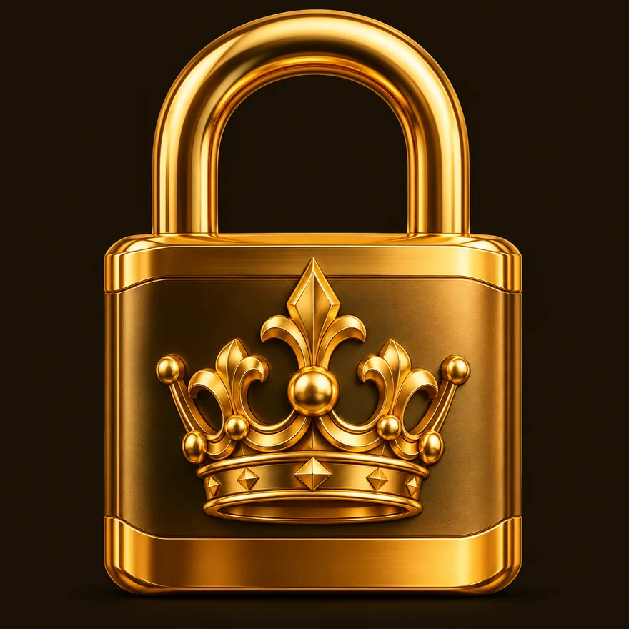 Royal padlock — Golden Crown