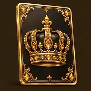 Royal crown card — Golden Crown
