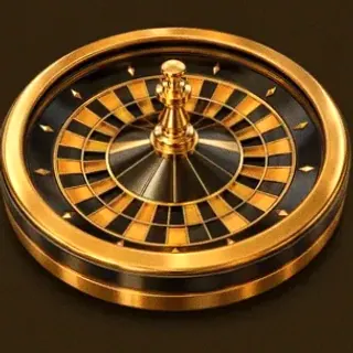 Roulette wheel — Golden Crown