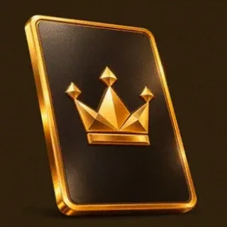 Crowned casino card — Golden Crown